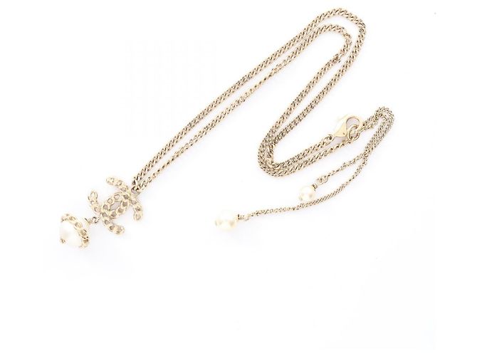 Timeless Chanel Coco Mark Halskette Golden - Ansicht 2