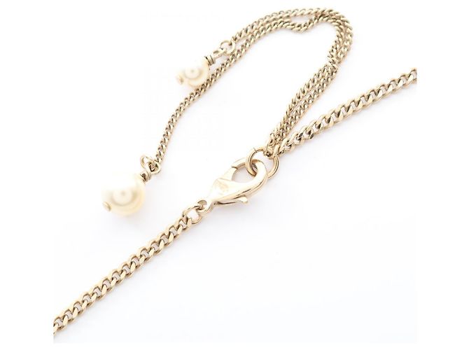 Timeless Chanel Coco Mark Halskette Golden - Ansicht 3
