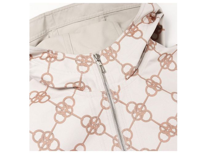 Hermès Hermes Jacke aus Baumwolle und Rayon Orange - Ansicht 7