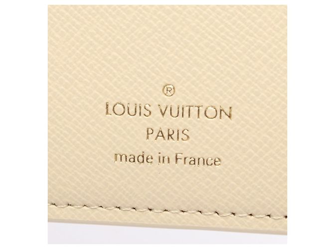 Cartera Louis Vuitton Brazza Monogram Long Blanco Multicolor Crudo - vista 4