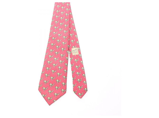 Hermès Hermes Silk Tie Red - view 2
