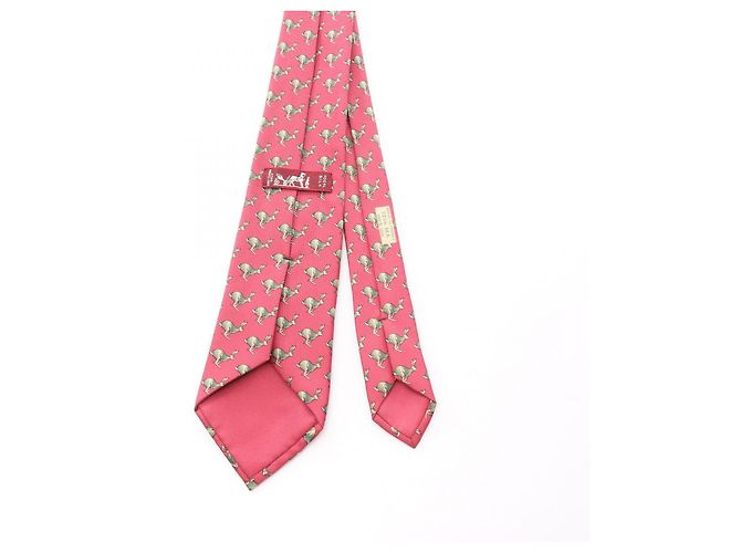 Hermès Hermes Silk Tie Red - view 3