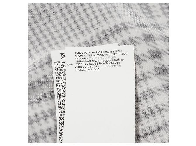Maison Martin Margiela Falda de viscosa con estampado Glen Check MM6 Negro - vista 4
