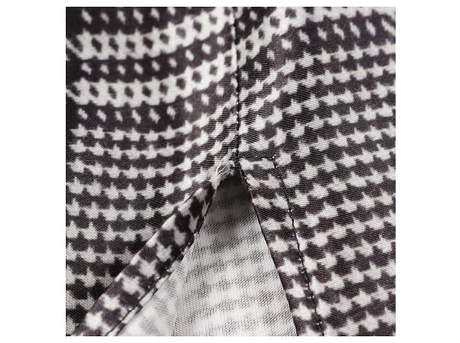 Maison Martin Margiela Falda de viscosa con estampado Glen Check MM6 Negro - vista 5