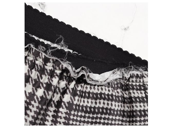 Maison Martin Margiela Falda de viscosa con estampado Glen Check MM6 Negro - vista 6