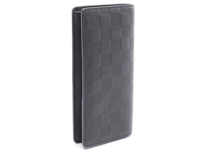 Cartera Long Brazza Damier Infini Louis Vuitton Negro - vista 2