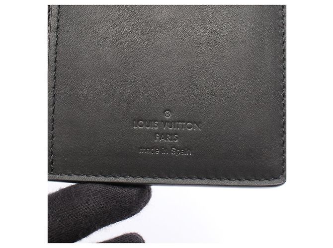Cartera Long Brazza Damier Infini Louis Vuitton Negro - vista 4