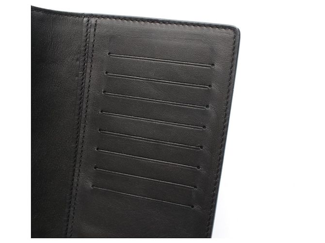 Cartera Long Brazza Damier Infini Louis Vuitton Negro - vista 6