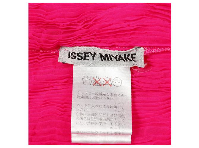 Issey Miyake Plissee-Oberteil aus Polyester Pink - Ansicht 5