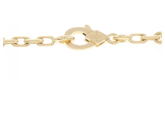Van Cleef & Arpels Vintage Alhambra Au750 Halskette Golden - Ansicht 4