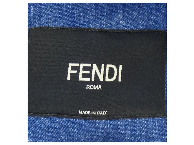 Chaqueta vaquera Fendi Azul - vista 4