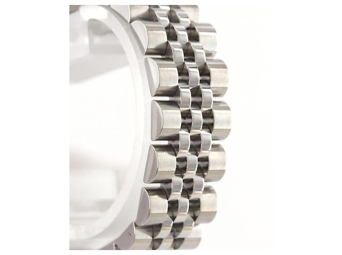 Rolex Datejust Acero Inoxidable Oro Blanco Automático Negro - vista 5