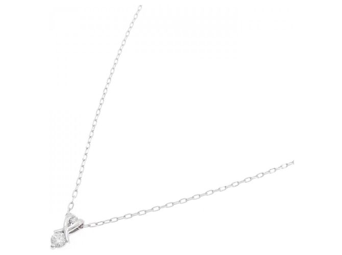 Autre Marque Collana in oro bianco e diamanti Au750 Argento - vista 2