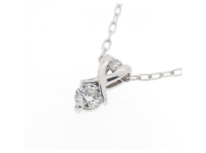 Autre Marque Collana in oro bianco e diamanti Au750 Argento - vista 3