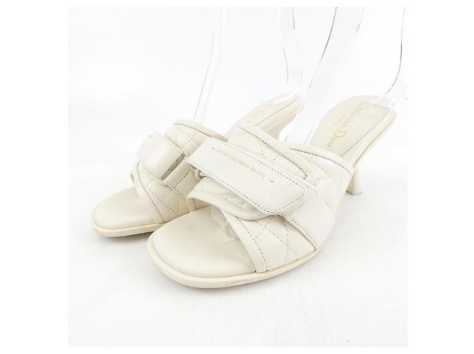 Sandali Christian Dior Beige - vista 3