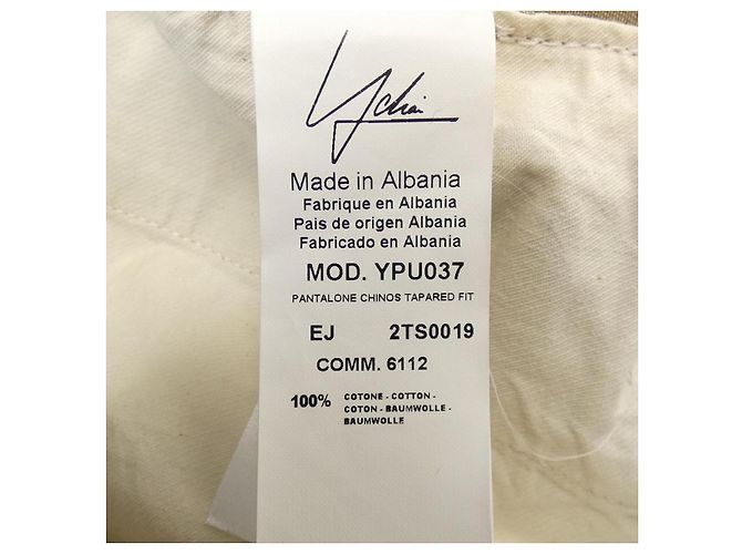 Autre Marque Pantaloni Ychai Verde Cachi - vista 3