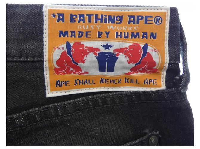 Autre Marque A BATHING APE Jeans Nero - vista 6
