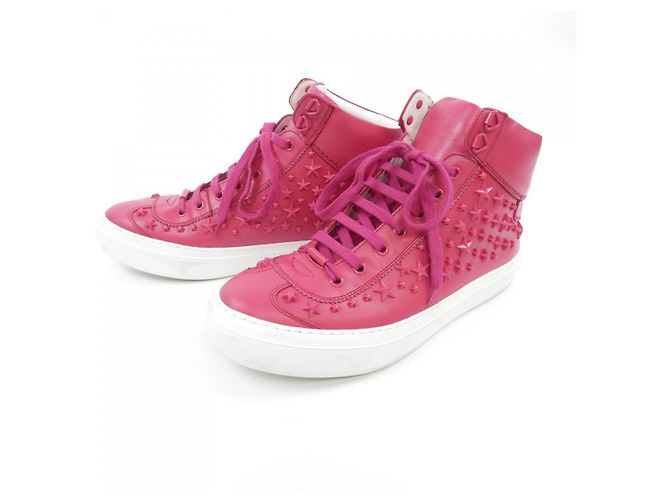 Sneakers Jimmy Choo Rosa - vista 3