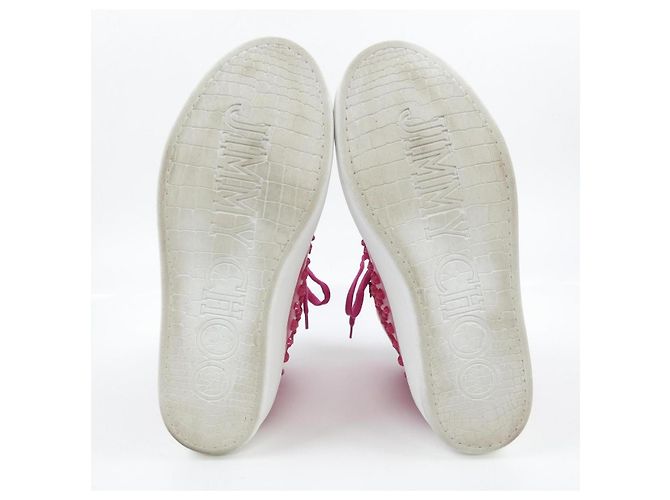 Sneakers Jimmy Choo Rosa - vista 4