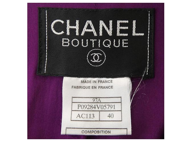 Timeless Chaqueta Chanel Jacket Púrpura - vista 4