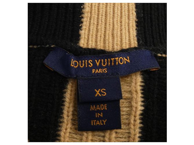 Louis Vuitton Kleid aus Kaschmir-Mischung Schwarz - Ansicht 4