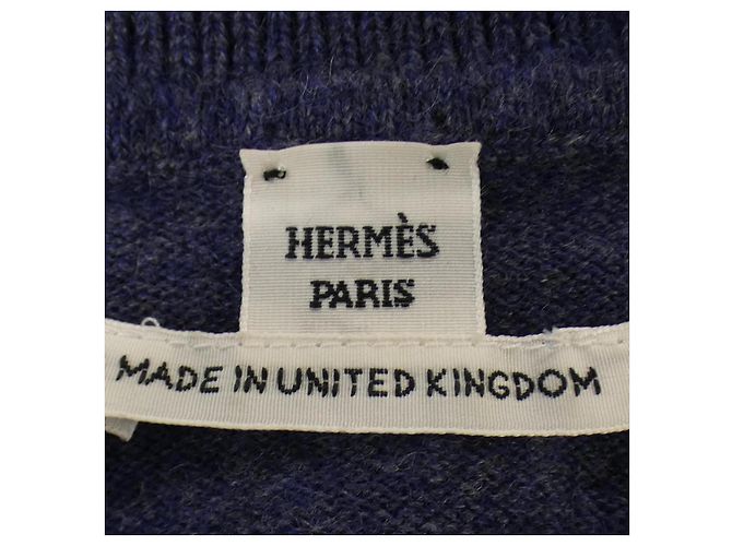 Hermès Hermes 2604D1 Punto de cachemira 36 Azul Azul marino - vista 4