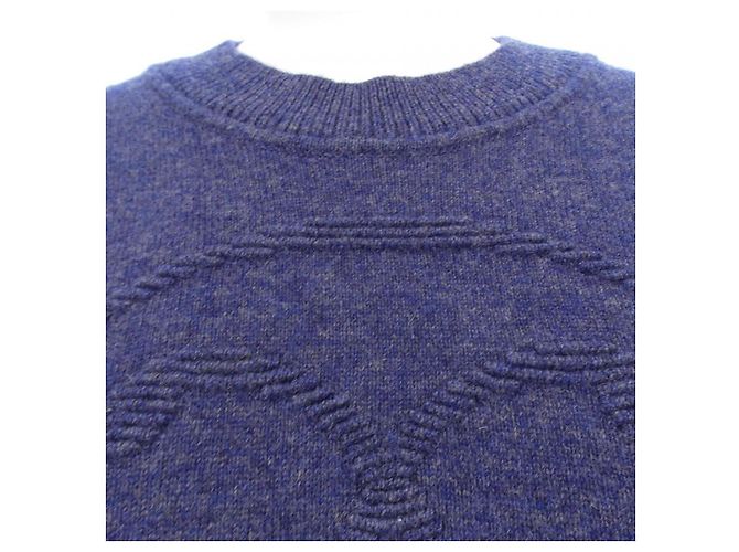 Hermès Hermes 2604D1 Punto de cachemira 36 Azul Azul marino - vista 5