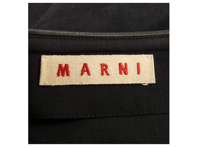 Gonna Marni Blu Blu navy - vista 4