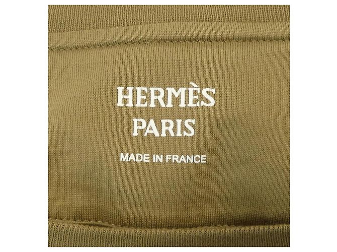 Camiseta Hermès T-shirt de algodón Castaño - vista 4