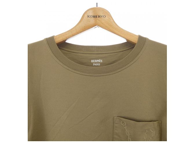 Camiseta Hermès T-shirt de algodón Castaño - vista 5
