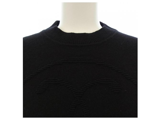 Hermès Hermes Kaschmir Strickwaren Schwarz - Ansicht 5