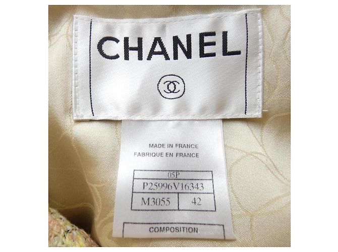Timeless Conjunto Chanel Rosa Bege Verde Amarelo - vista 4