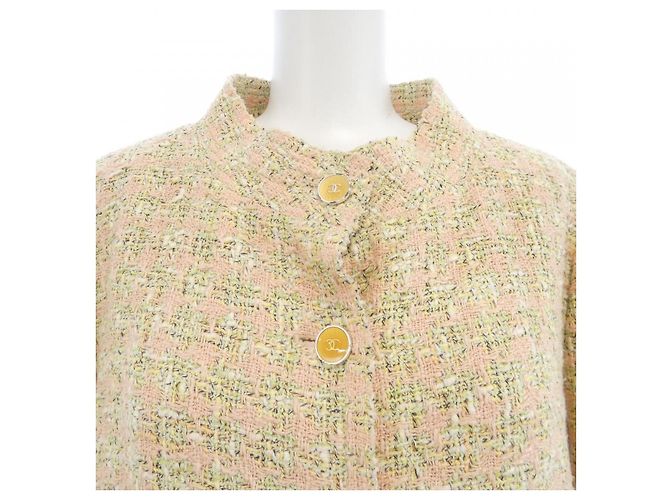 Timeless Conjunto Chanel Rosa Bege Verde Amarelo - vista 5