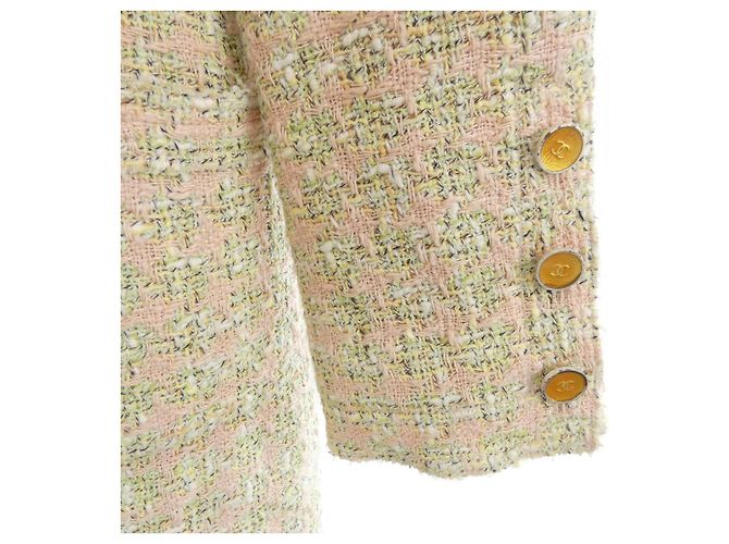 Timeless Conjunto Chanel Rosa Bege Verde Amarelo - vista 6