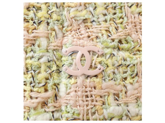 Timeless Conjunto Chanel Rosa Bege Verde Amarelo - vista 9