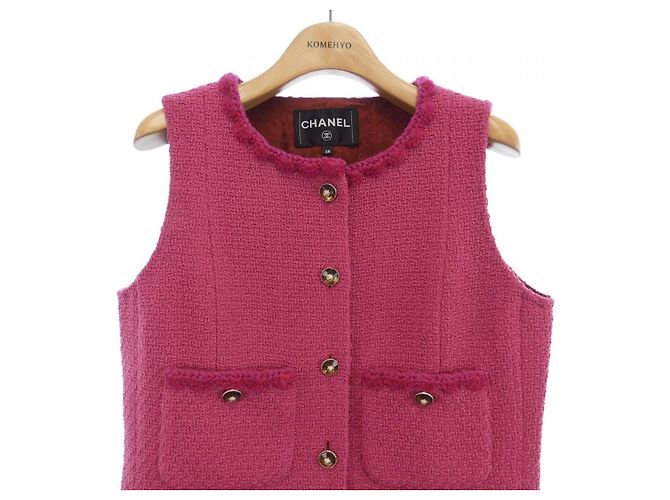 Timeless Chaleco de punto Chanel Rosa - vista 6