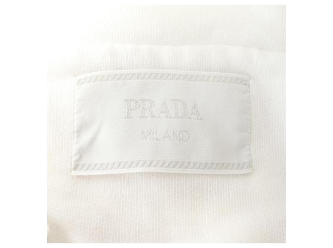 Moletom de algodão Prada Branco - vista 4