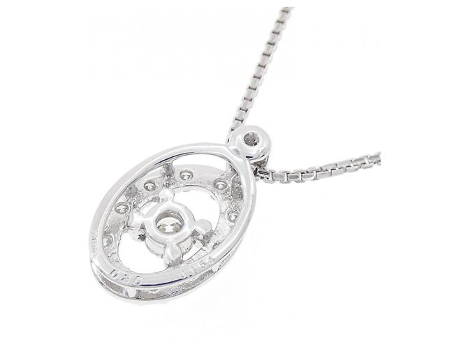 Autre Marque Collana in oro bianco Au750 e diamanti Argento - vista 4
