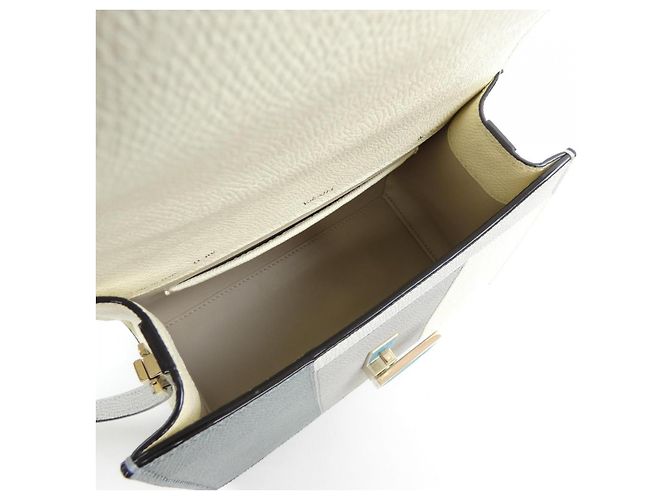 Valextra Kalbsleder Tasche Braun Schwarz Beige - Ansicht 6