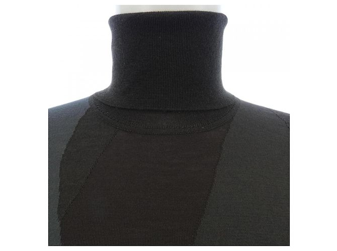 Hermès Kaschmir Strickpullover Grün Khaki - Ansicht 5