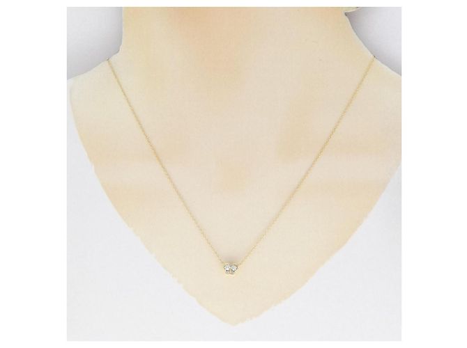 Autre Marque Collana Butterfly in Diamanti Au750 D'oro - vista 6