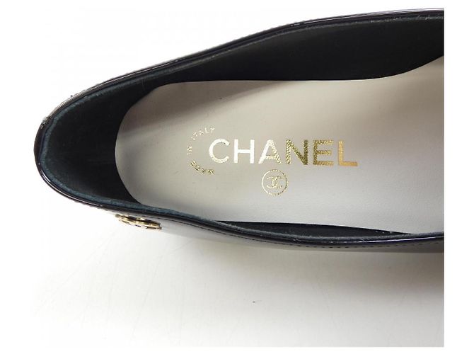 Timeless Chanel Lackleder-Ballerinas Schwarz - Ansicht 6