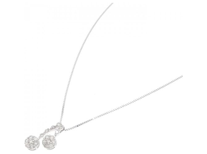 Autre Marque Collana con Diamanti Au750 Argento - vista 2