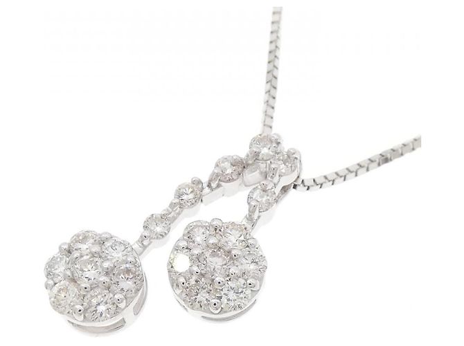 Autre Marque Collana con Diamanti Au750 Argento - vista 3