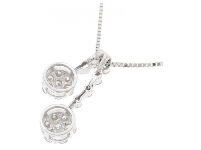 Autre Marque Collana con Diamanti Au750 Argento - vista 4