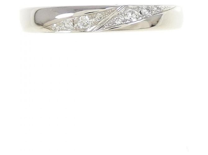 Autre Marque Vendome Ring aus Platin, Diamant und Saphir Silber - Ansicht 2