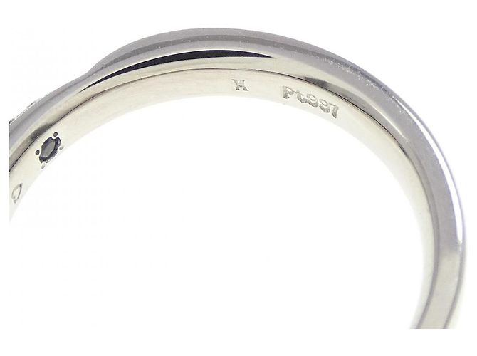 Autre Marque Vendome Ring aus Platin, Diamant und Saphir Silber - Ansicht 4