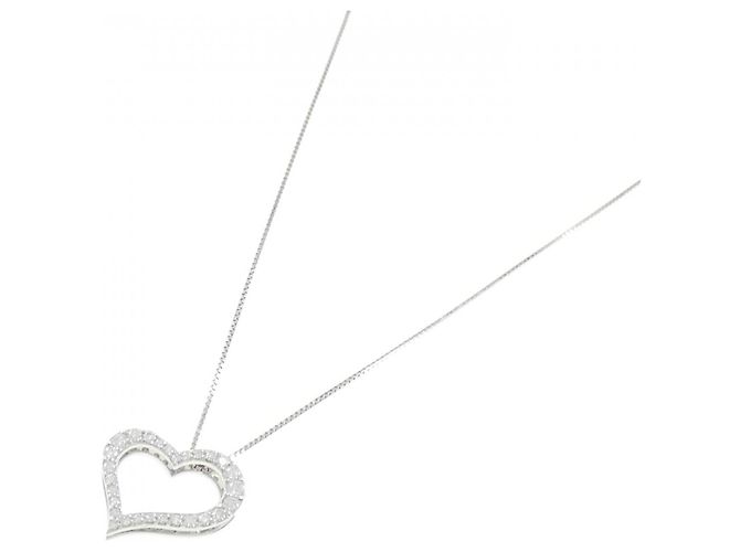 Autre Marque Collana in oro bianco Au750 e diamanti Argento - vista 2