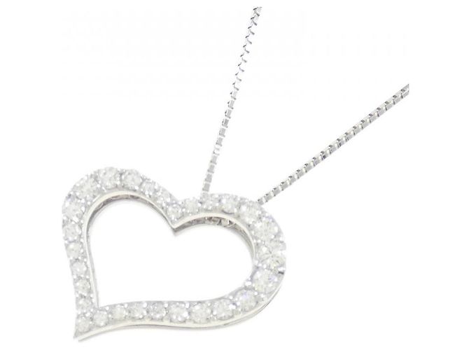 Autre Marque Collana in oro bianco Au750 e diamanti Argento - vista 3