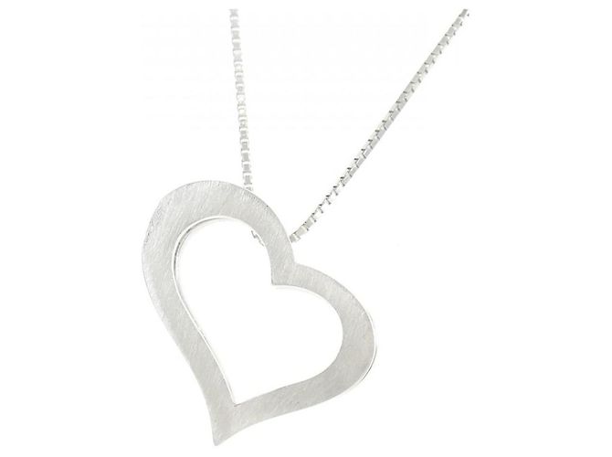 Autre Marque Collana in oro bianco Au750 e diamanti Argento - vista 4
